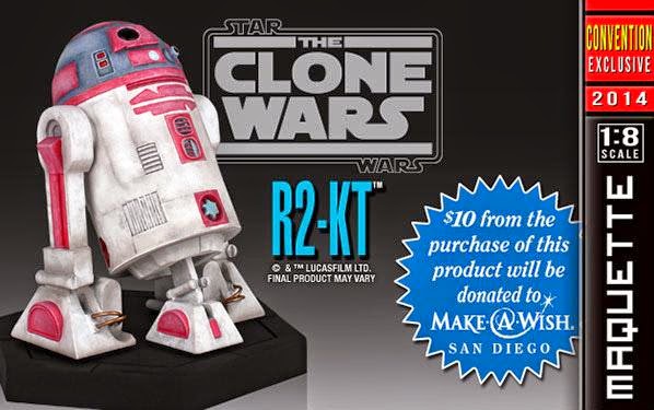 San Diego Comic-Con 2014 Exclusive R2-KT Star Wars Maquette by Gentle Giant