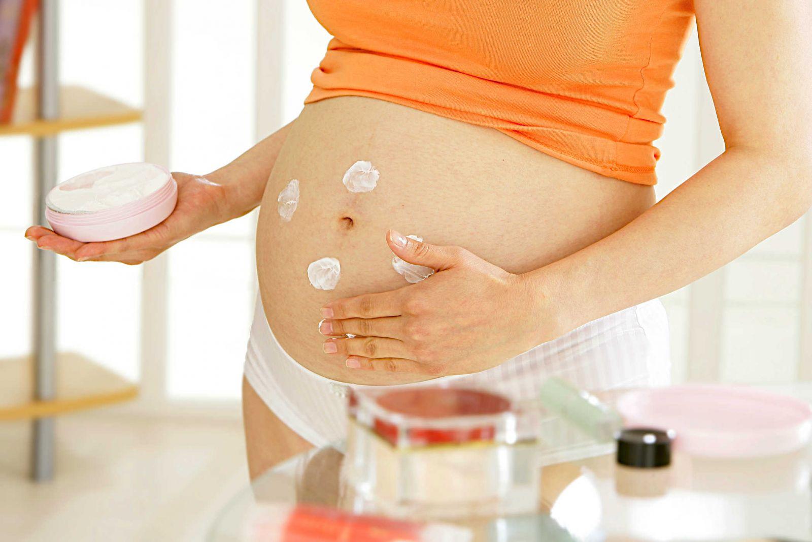 Kết quả hình ảnh cho mỹ phẩm chá»ng rạn da dà nh cho bà bầu