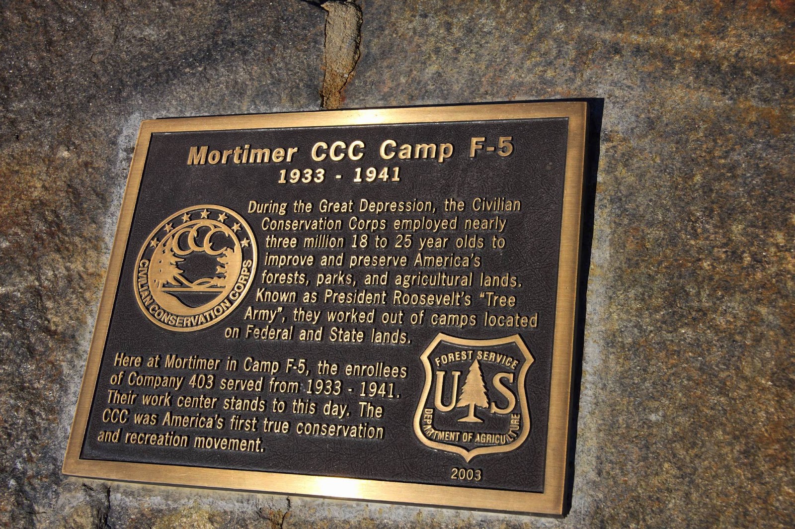 Wilson Creek and the ghost town of Mortimer