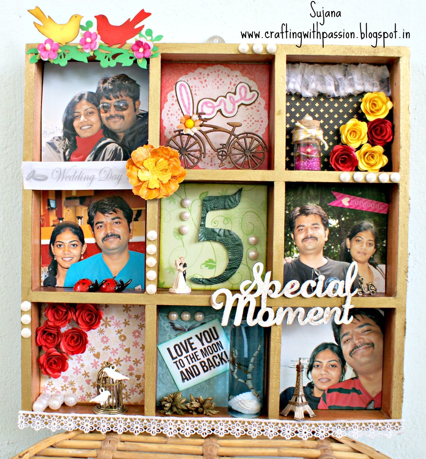 Crafting With Passion Anniversary Shadow Box