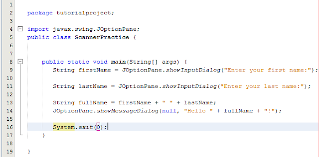 User Input using Scanner class in java ~ Program in Java - Java ...