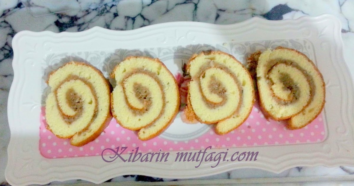 Elmalı rulo kek tarifi