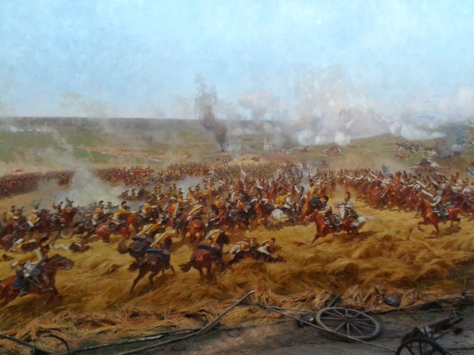 26 августа битва. Панорама Франца Рубо Бородинская битва. Бородинское поле 1812.