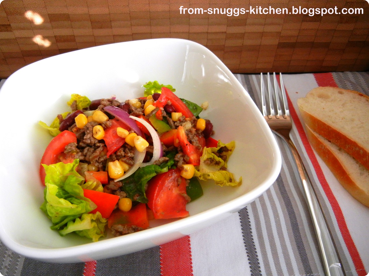 Chili con Carne Salat - From-Snuggs-Kitchen
