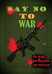 NO WAR (typography)