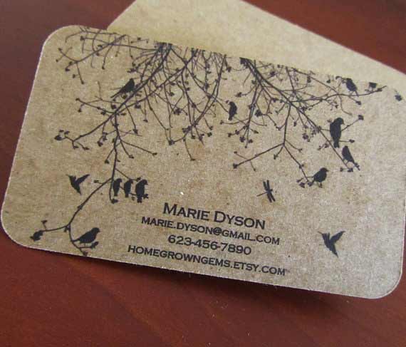 Eco-Friendly Recycled Paper Business Card