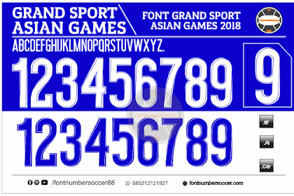 Font Grand Sport Asian Games 2018