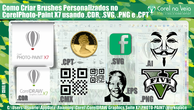 Como Criando brushes com CorelDraw Como Criando brushes com CorelDraw