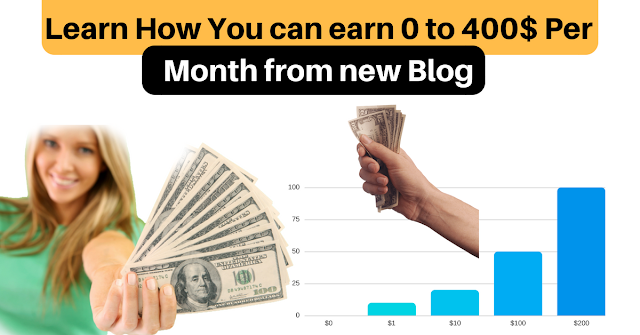 Learn How You can earn 0 to 400$ Per Month from new Blog - Advance and Unique Tips https://www.mysterytechs.com/2018/05/learn-how-you-can-earn-0-to-400-per.html