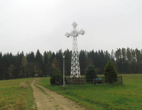 Krzyż milenijny na Rabskiej Górze.