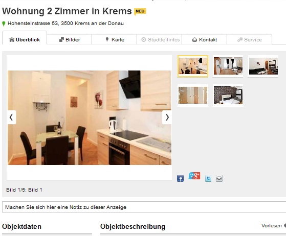 Single wohnung krems an der donau