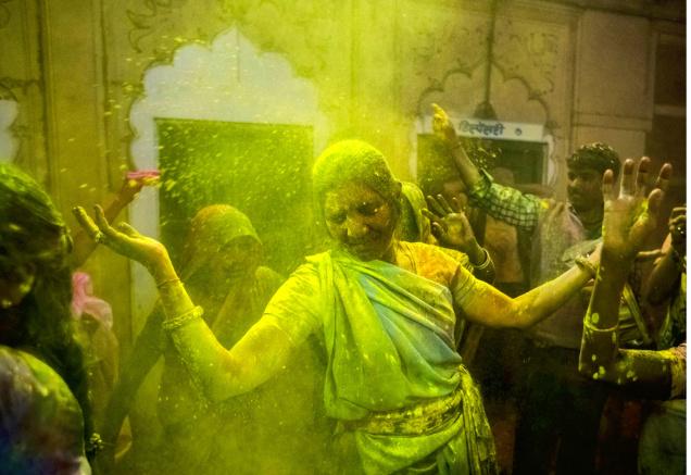 Holi India 2019 picture Barsana Mathura Vrindavan plan