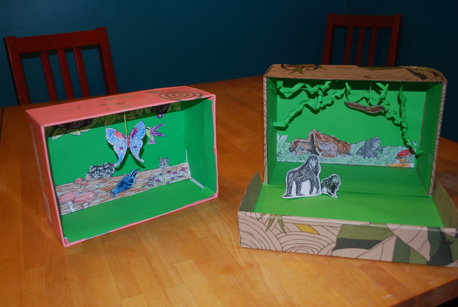 Chalk Talk Habitat Dioramas