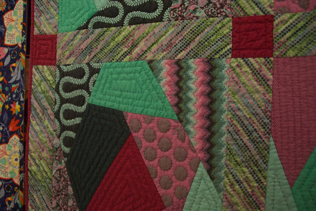 "Whacky Tula" by Tineke Nuyten (quilting detail) "Whacky Tula" by Tineke Nuyten (quilting detail)