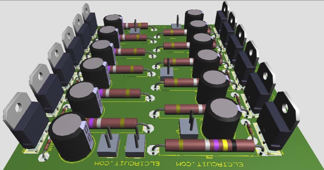 How to Parallel Final Transistor Power Amplifier Electronic Circuit