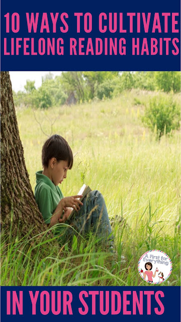 10 easy ways you can help your kindergartener, first, second grade students become lifelong readers. Easy strategies you can implement today to foster a love for reading in your students. Show students the value and importance of cultivating daily reading practice through modeling with these simple tricks, ideas & engaging activities. {K, 1st, 2nd grade, homeschool, ELA}