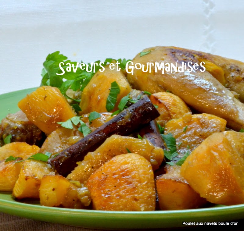 Tajine de Poulet aux Navets.