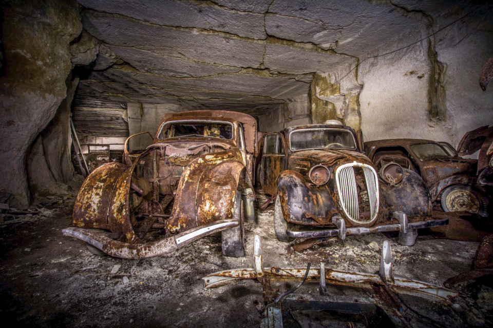 Belgian Man Discovered Stash of Cars Hidden in Abandoned Quarry Since