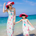 Model terbaru dress couple ibu dan anak,Desain cantik penuh warna