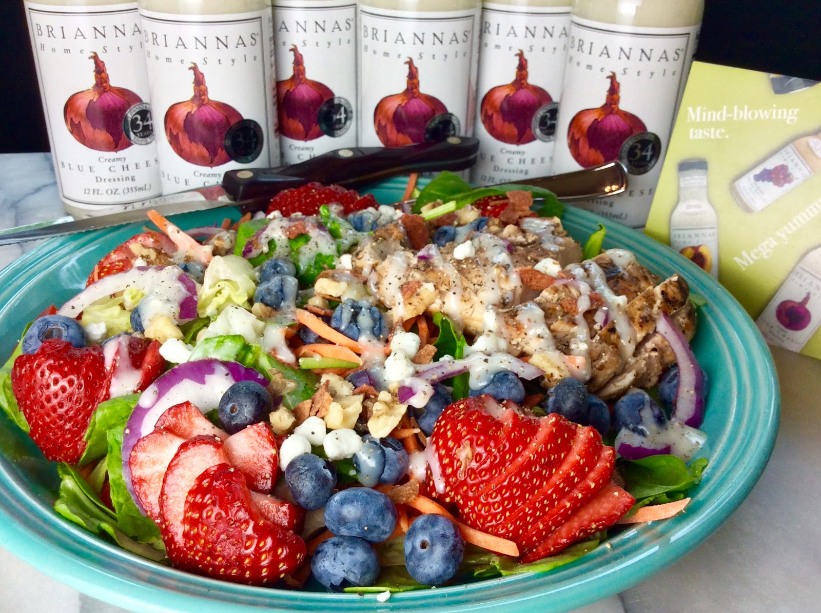 Food Fitness by Paige Blue Cheese Berry Chicken Salad