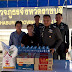 ตำรวจภูธรจังหวัดราชบุรีตั้งศูนย์รับบริจาคสิ่งของช่วยเหลือผู้ประสบอุทกภัยในพื้นที่ภาคอีสาน