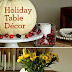 Holiday table decoration