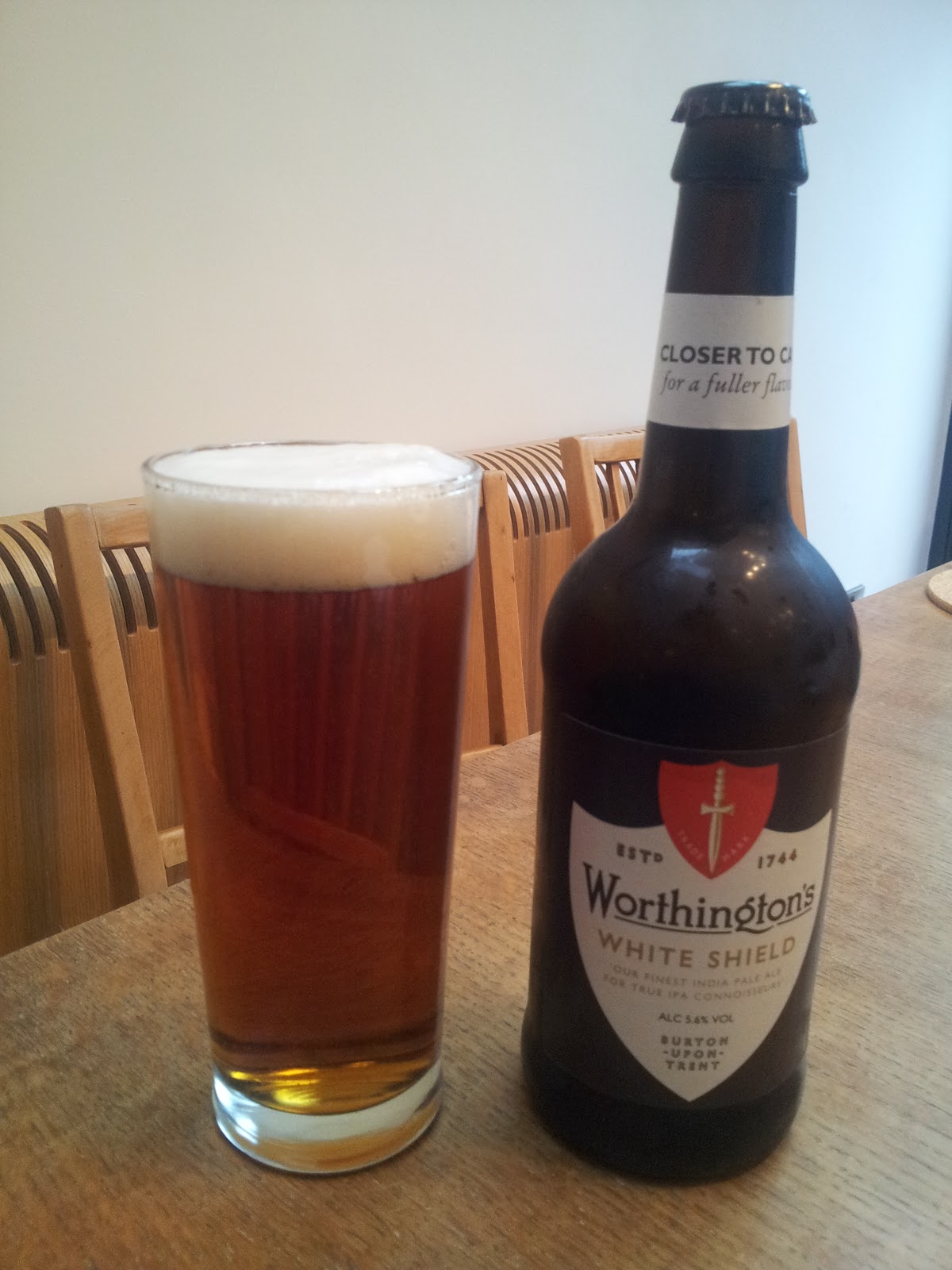 Beer For A Tuesday Worthington's White Shield India Pale Ale (England)