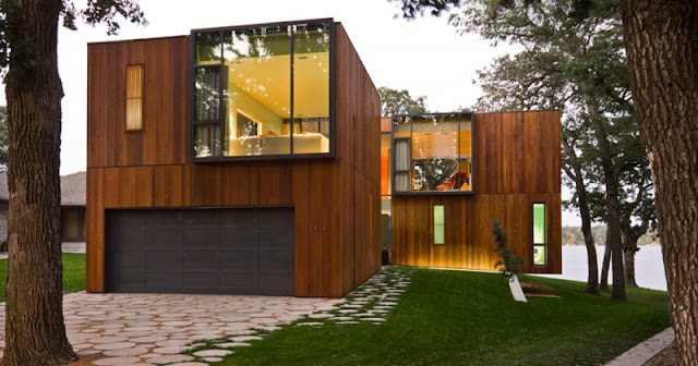 Minimalist Wooden House Exterior Design 2016