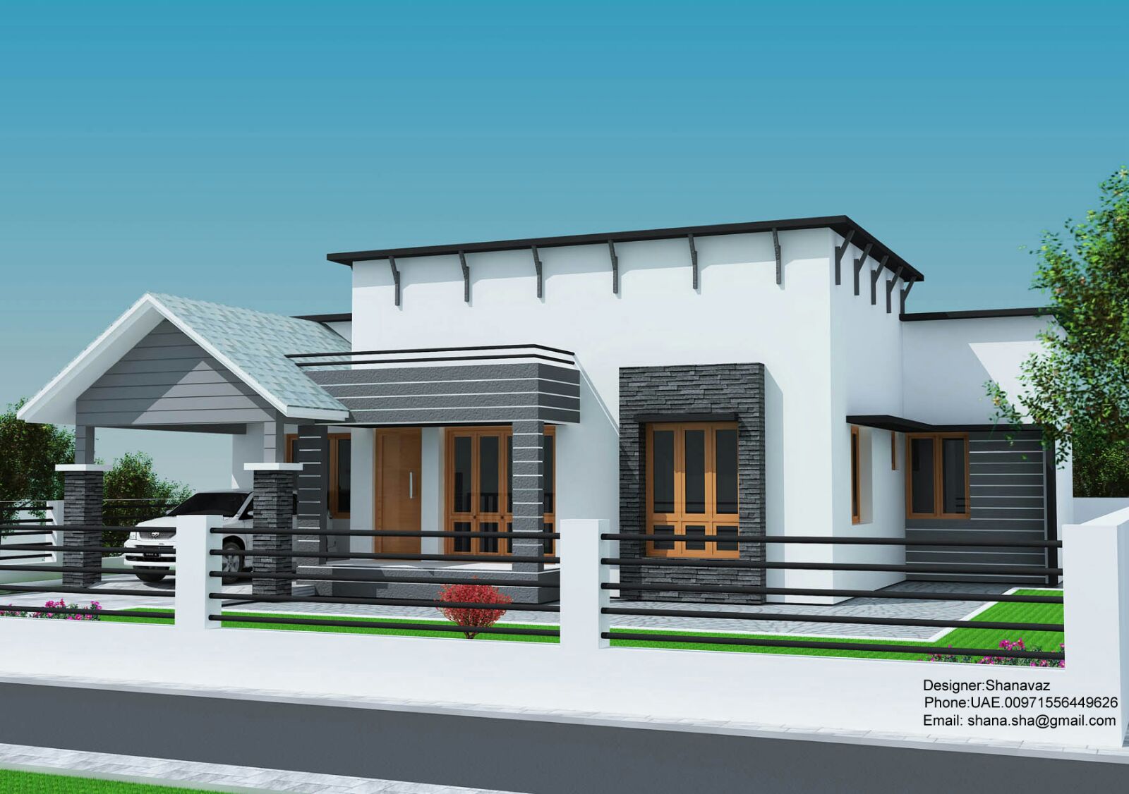Small Plot 3 Bedroom Single Floor House In Kerala With Free Plan Free 