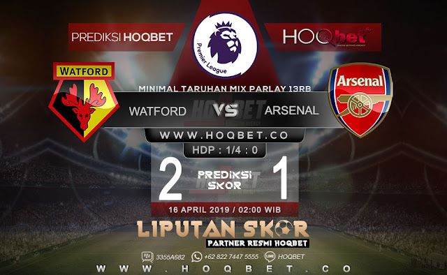 Prediksi Watford vs Arsenal 16 April 2019 http://www.liputanskor.com/