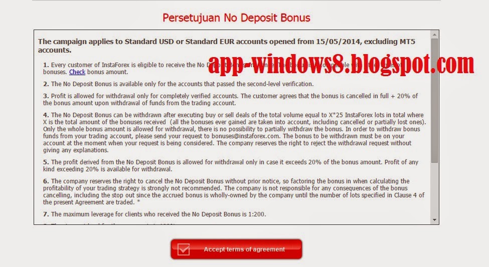 Cara yang benar deposit di insta forex