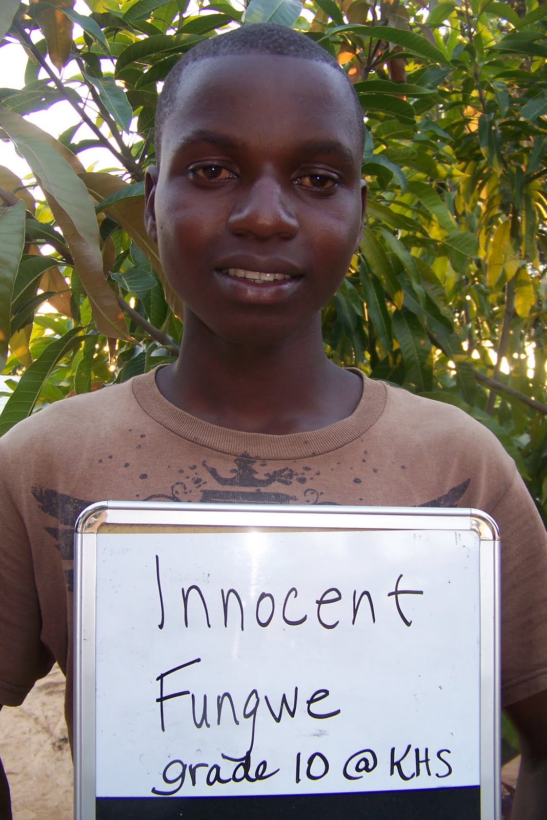 Krogsblog Innocent Fungwe grade 10 Kalomo High School