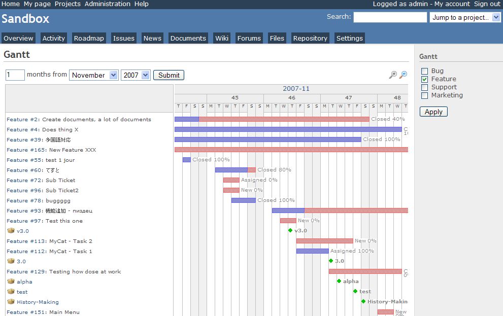 Redmine is a free and open source web-based project management tool