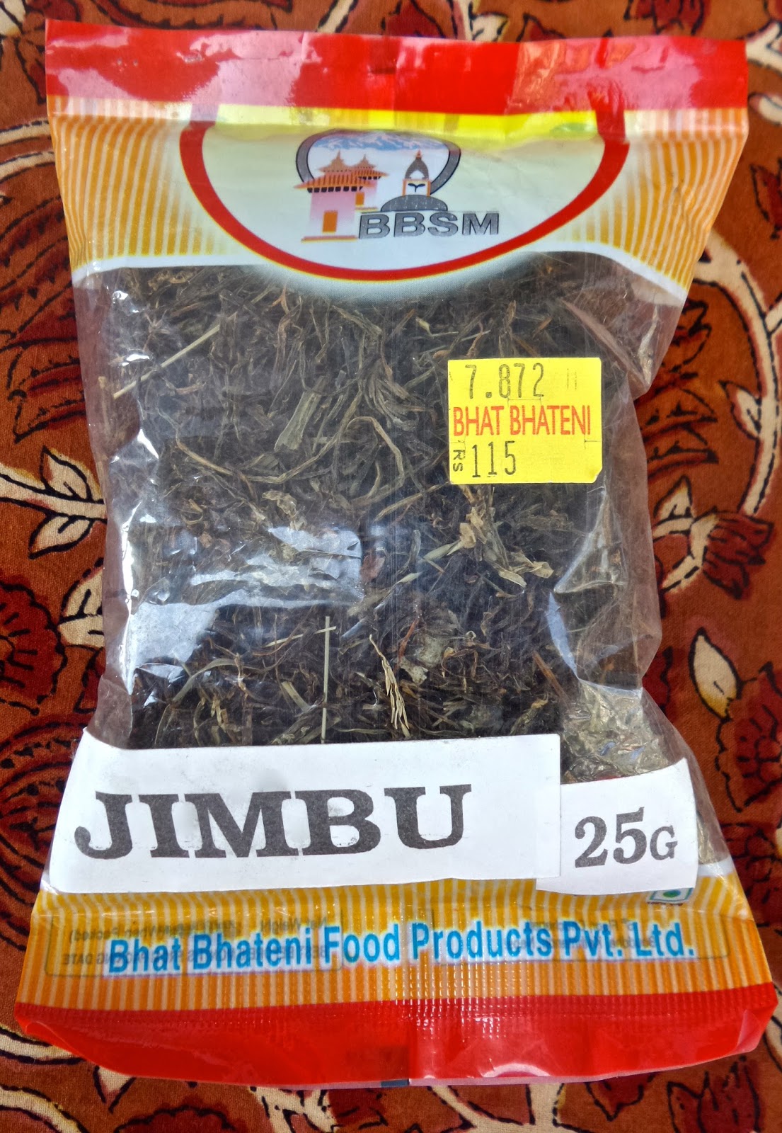 Keep Calm & Curry On Ingredients Jimbu, Jambu, Jamboo, Jhikucha