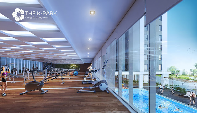 Tiện ích phòng tập gym hiện đại Tiện ích phòng tập gym hiện đại