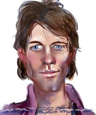 Bon Jovi is a caricature by Artmagenta