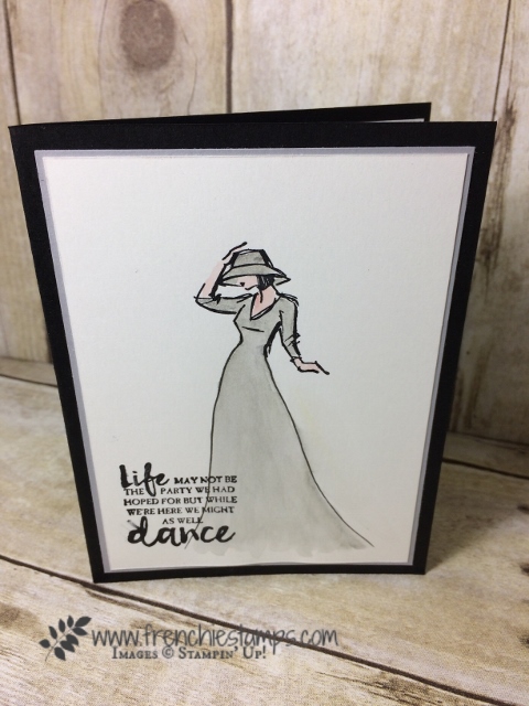 Beautiful You, Long Dress, Frenchie Stamps, Stampin'Up!