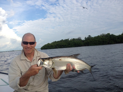 fly fishing for baby tarpon in Cudjoe Key