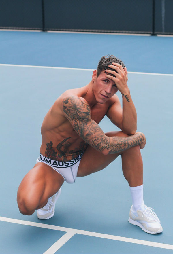 Kaman Mitchell Shirtless by Clay Johnston