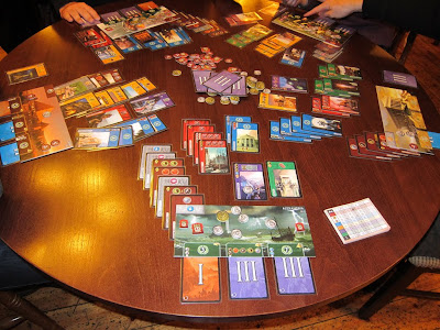 7 Wonders - A close up of the table at the end of the Third Age
