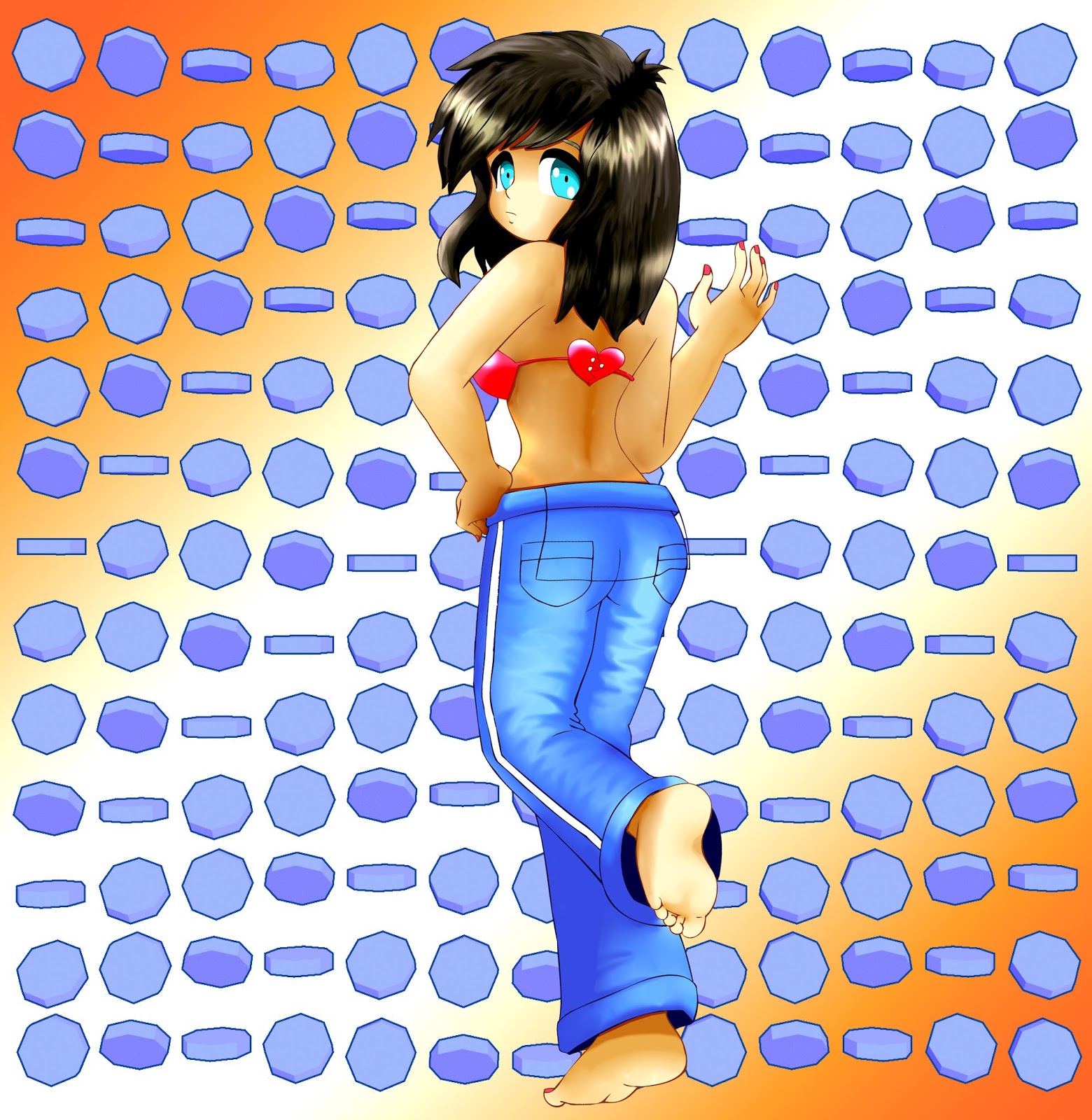 Sexy Cute Anime Girl Art A Chubby Anime Girl Loses Weight