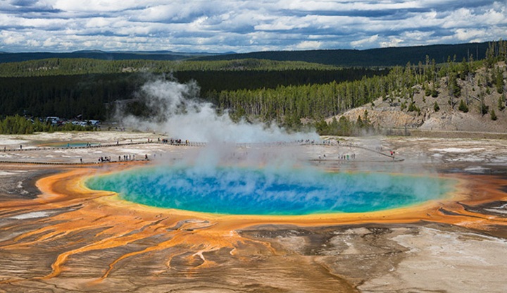 Grand Prismatic Spring, Sumber Air Panas Terbesar di AS Grand Prismatic Spring, Sumber Air Panas Terbesar di AS