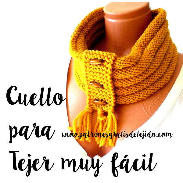 Patron Cuellos A Dos Agujas | crochet y dos agujas patrones de tejido Patron Cuellos A Dos Agujas | crochet y dos agujas patrones de tejido