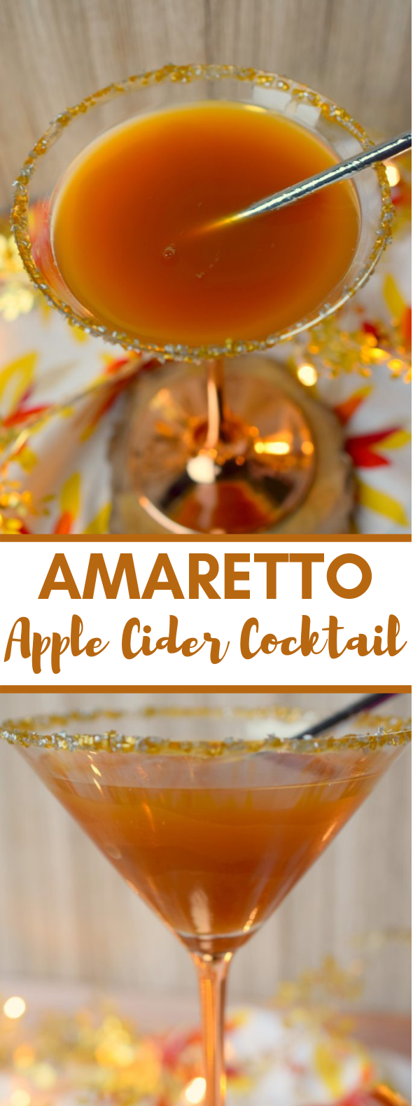 Amaretto Apple Cider Cocktail #drinks #vodka Amaretto Apple Cider Cocktail #drinks #vodka
