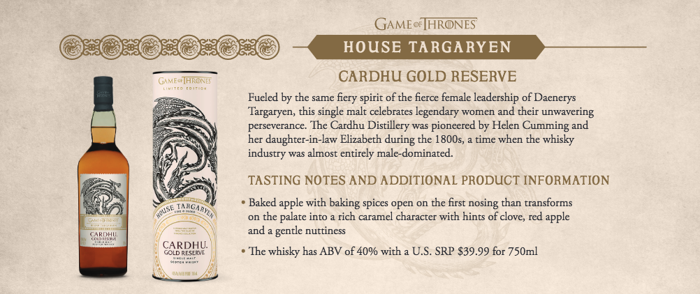 House Targaryen - Cardhu Gold Reserve