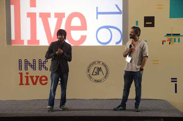Varun Agarwal and Nikhil Velpanur coducted the sessions at Goa Institute of Management as a part of INK Live 2016 Varun Agarwal and Nikhil Velpanur coducted the sessions at Goa Institute of Management as a part of INK Live 2016