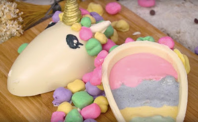 Receita de Ovo de Páscoa Unicórnio