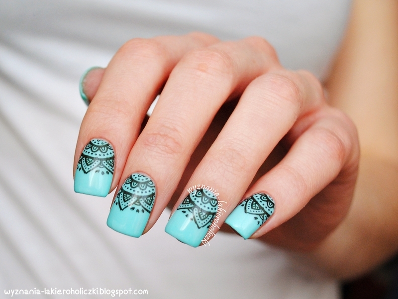 Henna Nail Designs for Almond Shaped Nails - wide 2