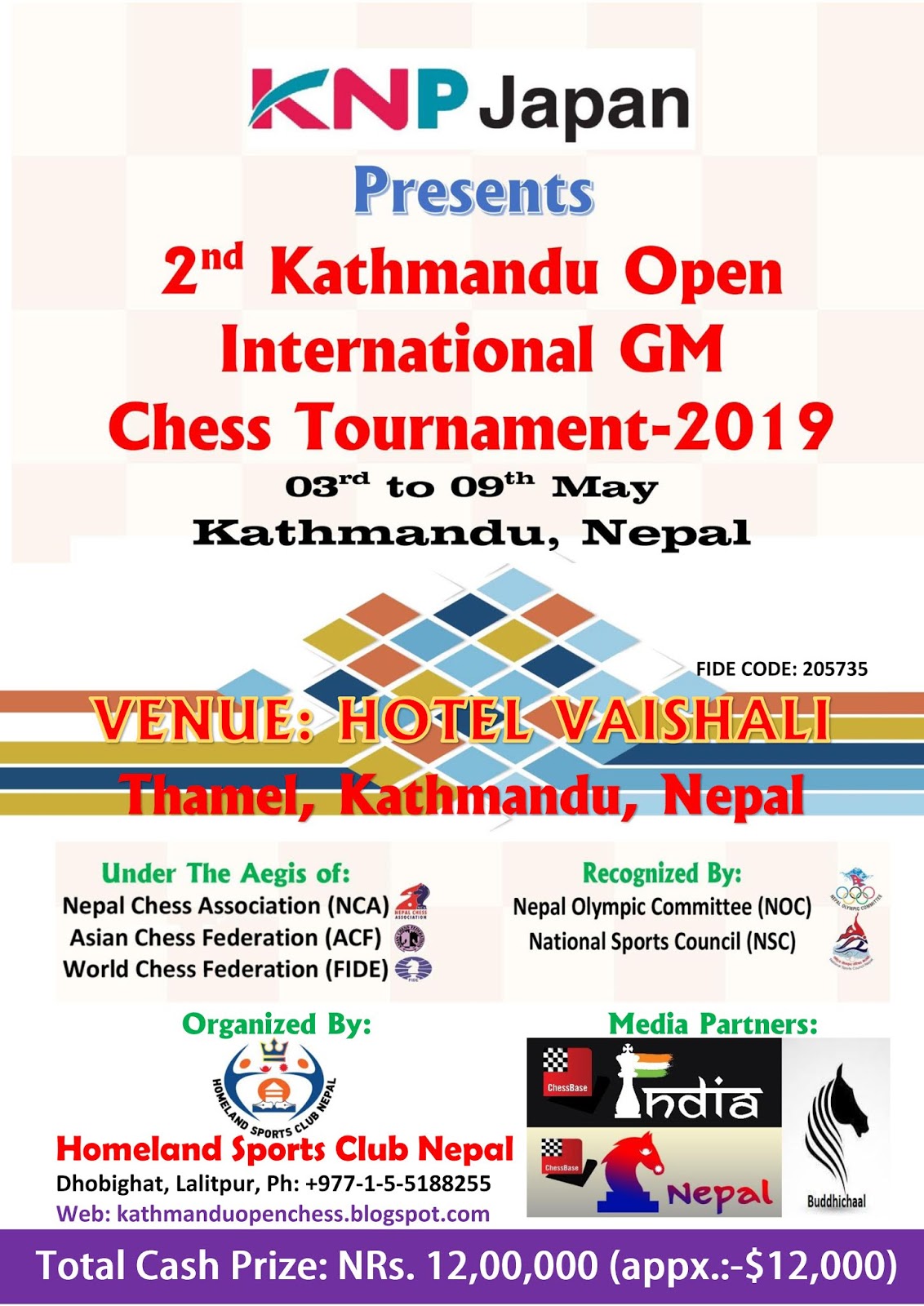 ChessBase India on X: Nagpur will host an extremely exciting chess  festival from the 1st to the 9th of June 2023. It will include 1 GM  tournament, 1 below 2000 FIDE rating