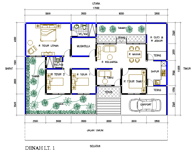 Desain Rumah Minimalis: Menyatukan Dua Rumah Type 36